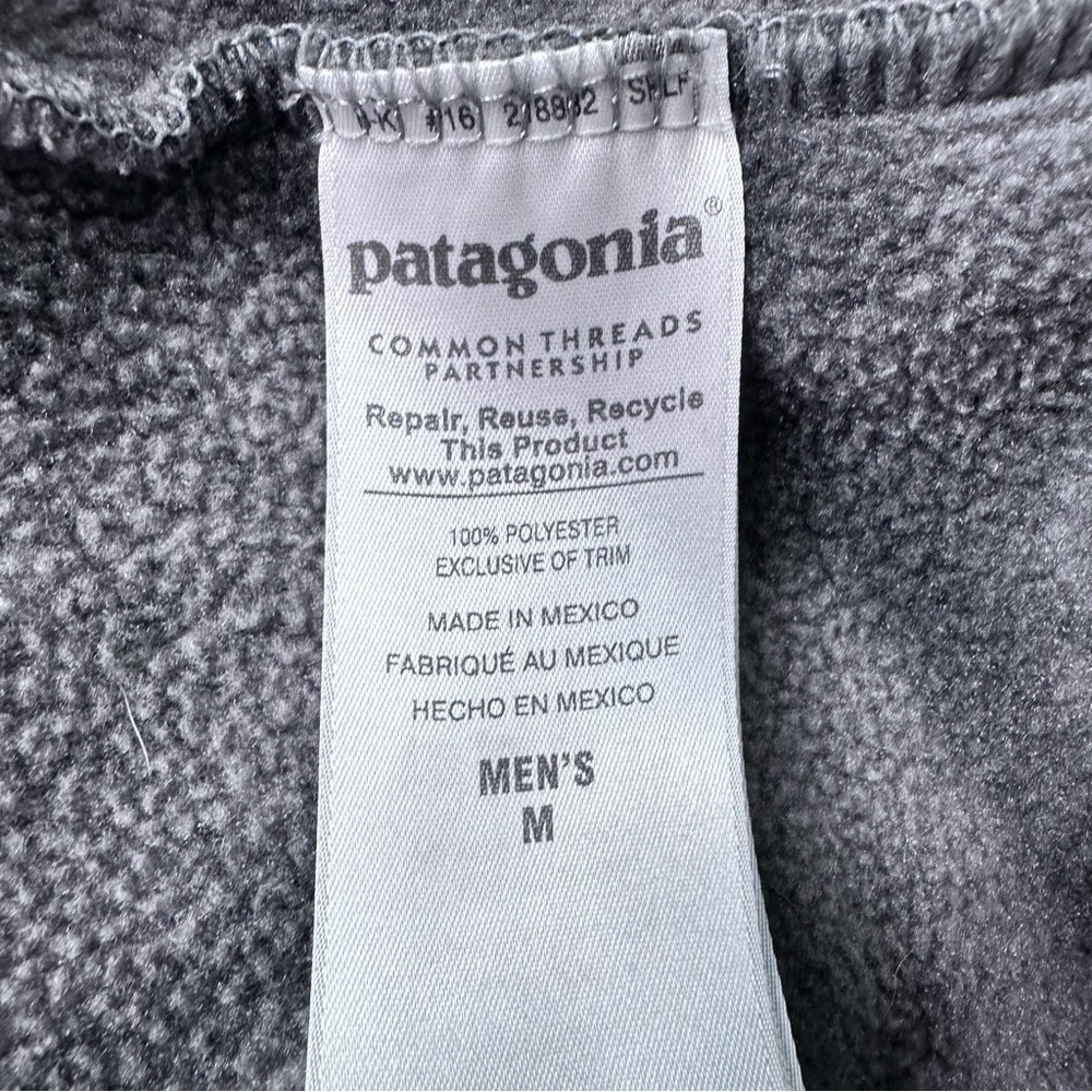 Patagonia Synchilla Snap-T 2015 Printed Tribal Aztec Shale Gray Size Men… - Picture 7 of 8